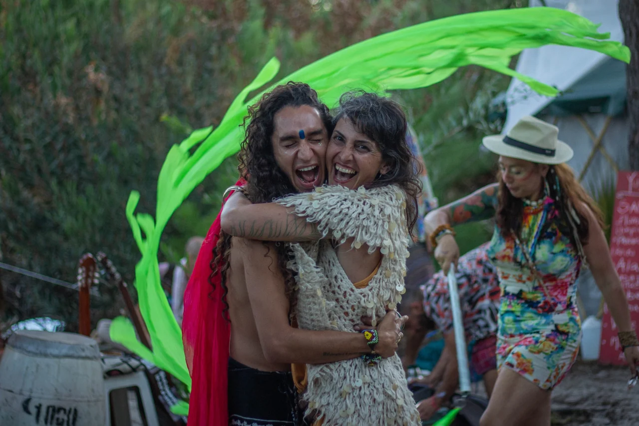 Embraces in the community