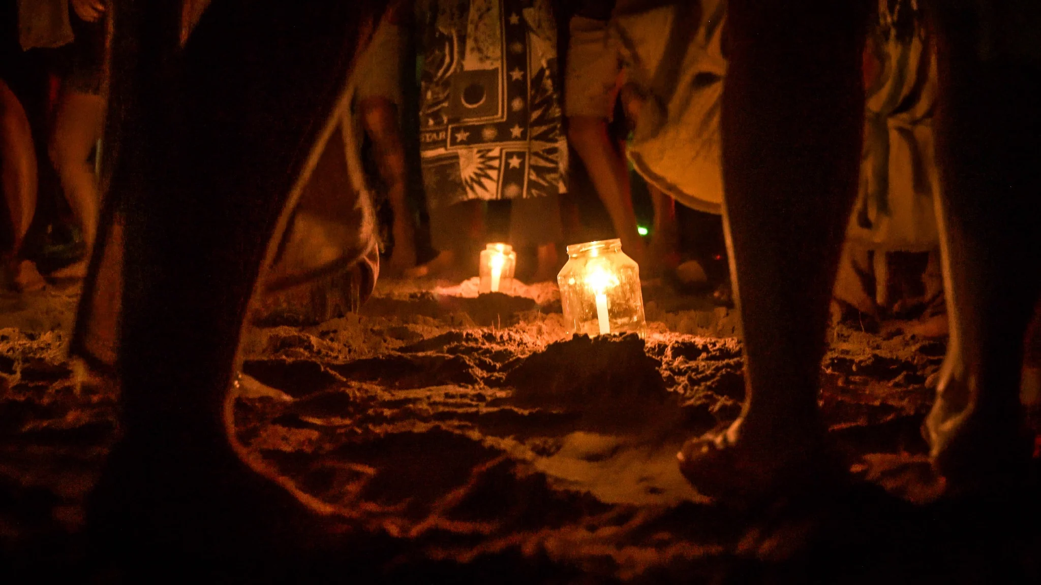 Velas en Iemanjá